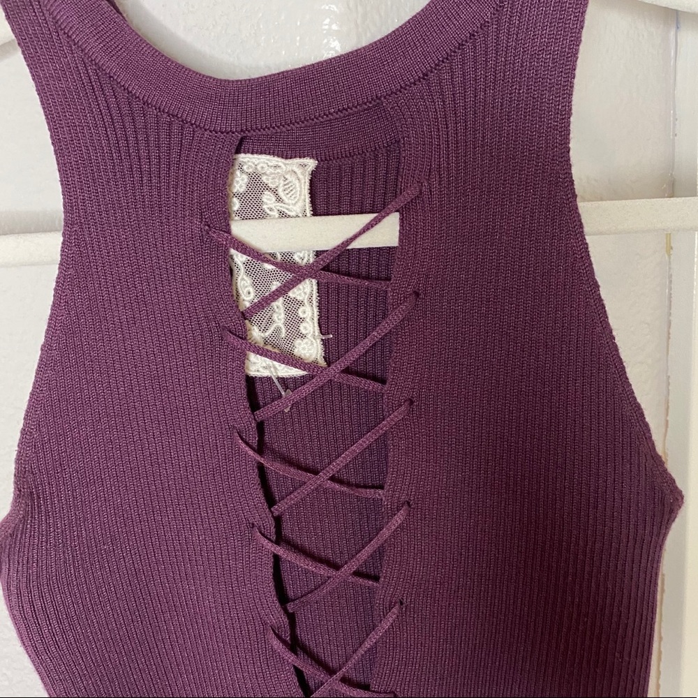 Purple Crop Top - Picture 4 of 4